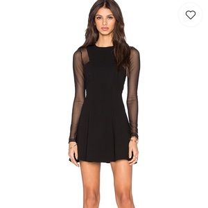 NWT BCBGGENERATION Black long sleeve Mini Dress